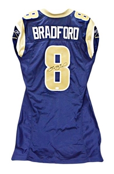 Sam Bradford Signed Team Issued St. Louis Rams Jersey 